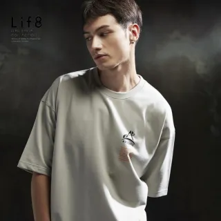 【Life8】WILDMEET 印花 太空計畫 高磅短袖上衣(61041)