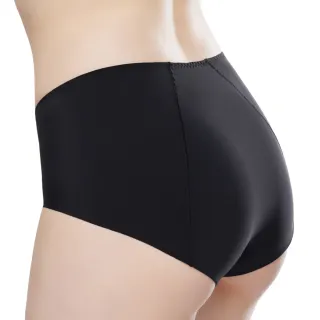 【Swear 思薇爾】i菲卡系列M-XL素面中腰夜用型生理褲(黑色)