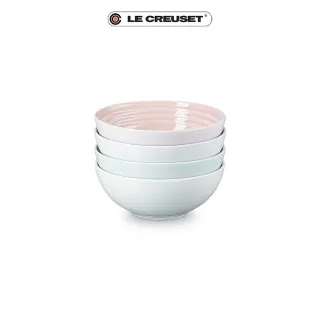 【Le Creuset】瓷器早餐榖片碗組16cm- 4入(淡雅恬靜系列)