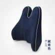 【西格傢飾】人體工學舒壓記憶棉腰枕(2色可選/支撐腰部/久坐不累)