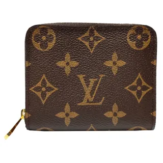【Louis Vuitton 路易威登】M60067 經典Monogram帆布印花拉鍊零錢包(棕色)