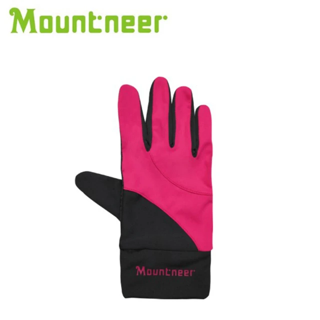 Mountneer 山林【Mountneer 山林】中性抗UV觸控手套 桃紅 觸控手套/觸控手機/手套/11G01(悠遊山水)