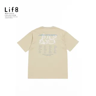 【Life8】ALL WEARS 翻轉世界 印花短袖上衣(41091)