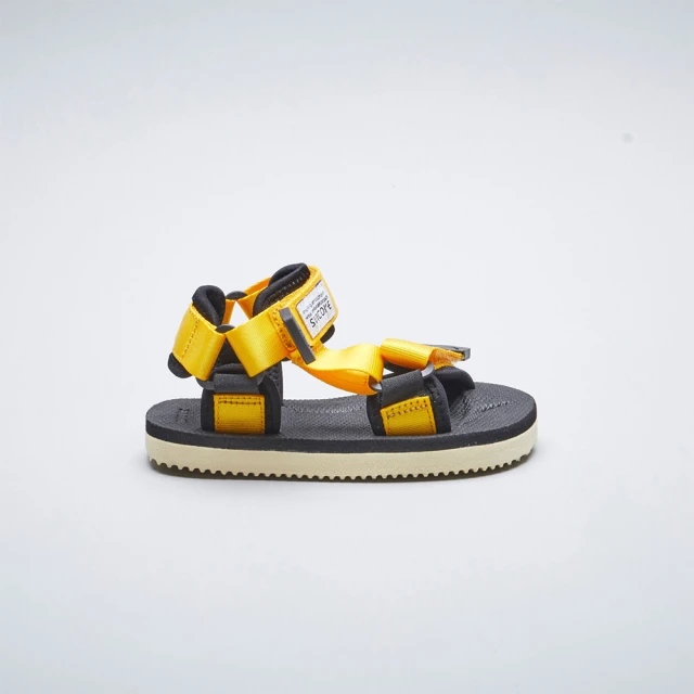 【SUICOKE】DEPA-2KIDS OG-022-2KID 黃色 涼鞋 魔鬼氈 兒童 童鞋 SK200222KDYL