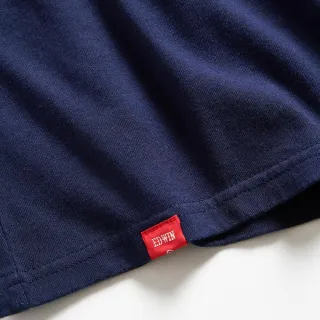 【EDWIN】網路獨家↘模型LOGO短袖T恤-男女款(丈青色)