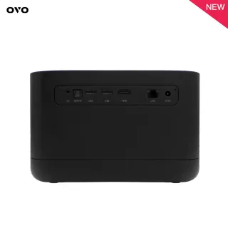 【OVO】無框電視 K3 智慧行動投影機(百吋增強版 隨貨附布幕+落地型腳架+麥克風組J1)