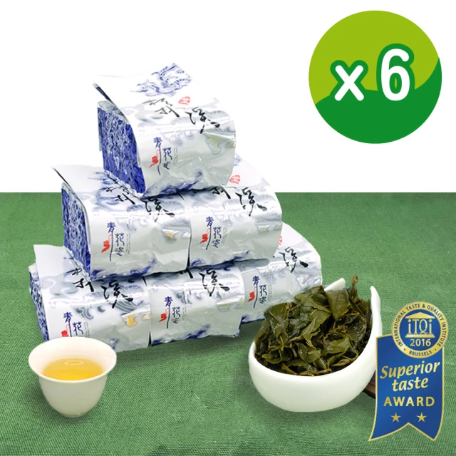 【xiao de tea 茶曉得】杉林溪高山手採烏龍茶葉150gx6包(1.5斤-型錄品)