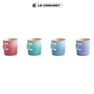 【Le Creuset】布列塔尼圓舞曲系列英式馬克杯組350ml(4入)