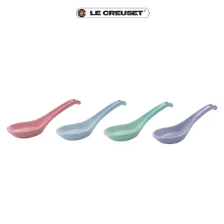 【Le Creuset】瓷器布列塔尼圓舞曲系列中式湯匙組(4入)