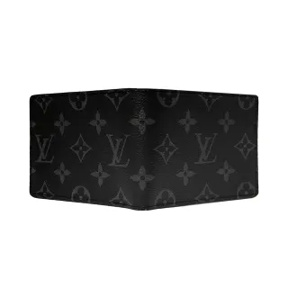 【Louis Vuitton 路易威登】M62294 SLENDER男士經典Monogram花紋短夾(黑色)