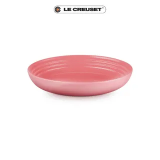 【Le Creuset】瓷器義麵盤22cm(薔薇粉-無盒)