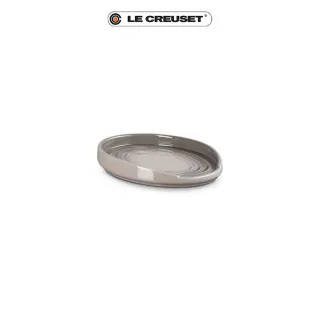 【Le Creuset】瓷器橢圓鏟座盤(燧石灰-無盒)