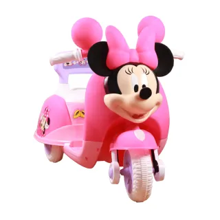 【聰明媽咪兒童超跑】迪士尼米奇米妮造型兒童摩托車機車(正版授權 有音樂)