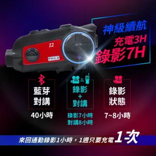 【Philo 飛樂】Z2 藍芽行車紀錄器(贈32G記憶卡)