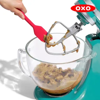 【美國OXO】烘焙新手必備三件組-輕鬆看量杯＋矽膠刮刀＋攪拌盆2.8L