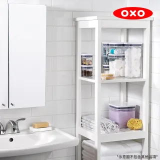 【美國OXO】POP按壓保鮮盒長方3件組(密封罐/收納盒)