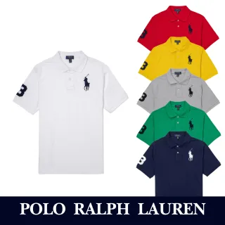 【RALPH LAUREN】Polo Ralph Lauren 年度爆款刺繡大馬短袖Polo衫-男青年款-多色組合(平輸品/經典爆款)