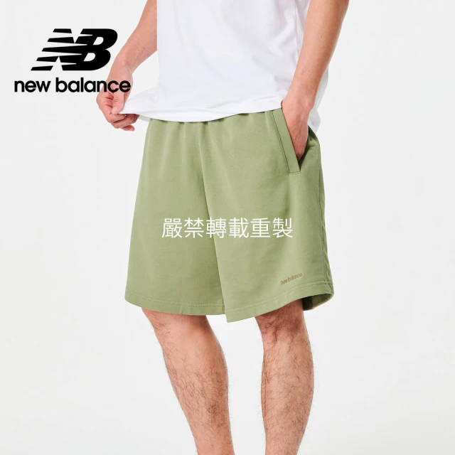 NEW BALANCE【NEW BALANCE】NB 短褲_男性_綠色_AMS23550OLF