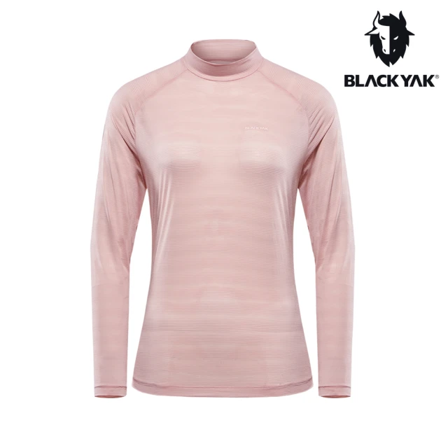 【BLACK YAK】女 ICE涼感長袖上衣[淺粉紅]BYBB1WC70201(機能 透氣 長袖 涼感上衣 T恤 女款)
