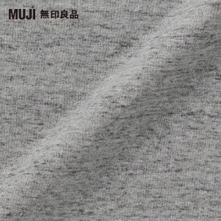 【MUJI 無印良品】棉天竺含落棉枕套/50/混灰