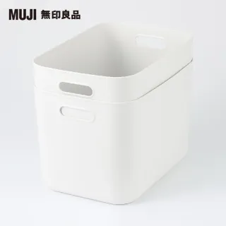 【MUJI 無印良品】軟質聚乙烯收納盒/大