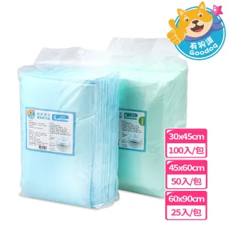 週期購【Goodog有狗讚】超值經濟寵物尿布墊-4包組(momo獨家販售)
