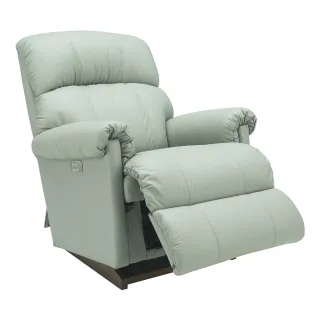 【HOLA】La-Z-Boy 單人全牛皮沙發/電動式休閒椅1PT559-灰色(1PT559-灰色)