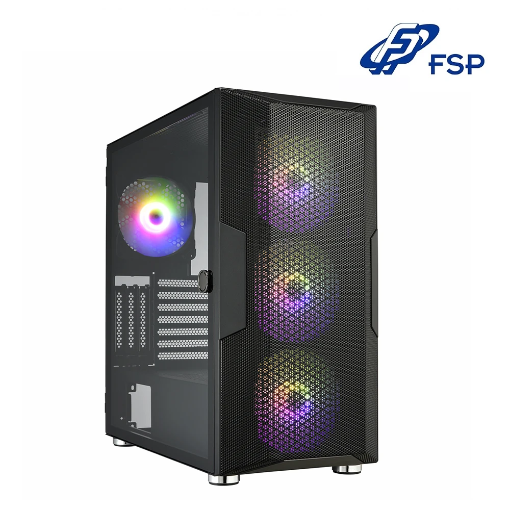 【FSP 全漢】CUT592 E-ATX 電腦機殼(支援TYPE-C)