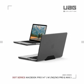 [U] Macbook Pro 14吋（2021）輕薄防刮保護殼-霧透黑(UAG、U by UAG)