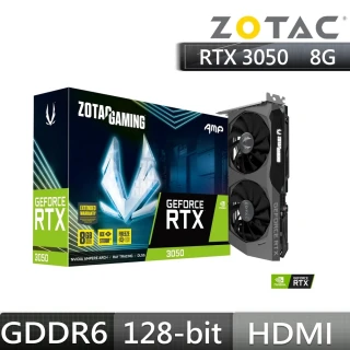 GAMING GeForce RTX 3050 AMP 8G 顯示卡