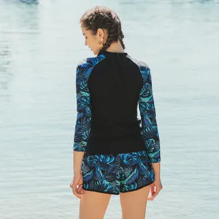 【Heatwave 熱浪】水母衣泳衣兩截式女新款保守遮肚顯瘦時尚防曬夏泳裝海邊衝浪(83158/M-3XL)