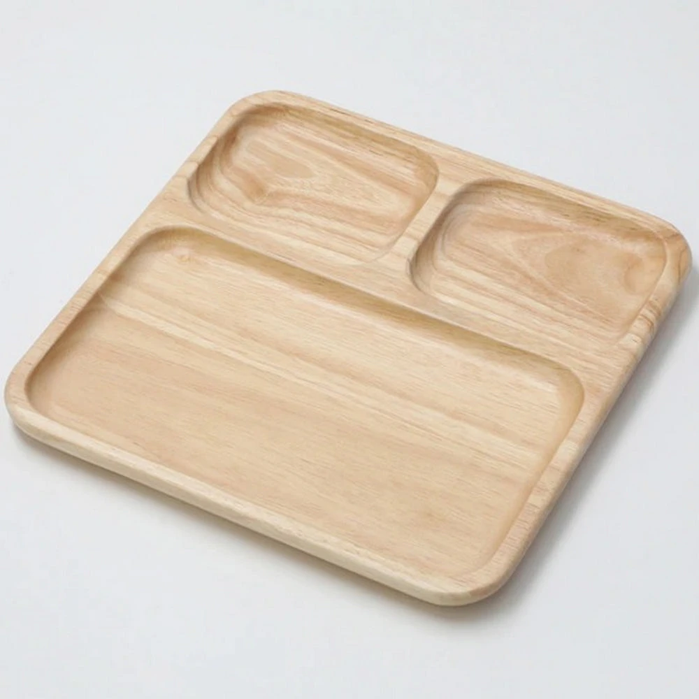 木製方形午餐盤 RW 24CM(方形午餐盤 木製 RW)