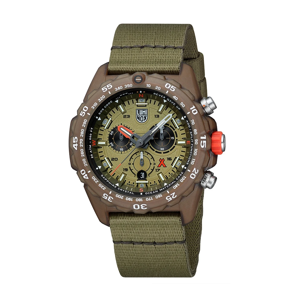 Bear Grylls Survival 貝爾荒野求生計時腕錶(45mm 3757ECO)