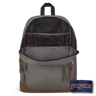 【JANSPORT】Right Pack 系列單邊水壺側袋款後背包(石墨灰)