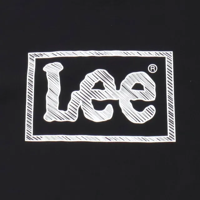 【Lee】斜線印花 長框大LOGO 男短袖T恤-共四色 / 標準版型