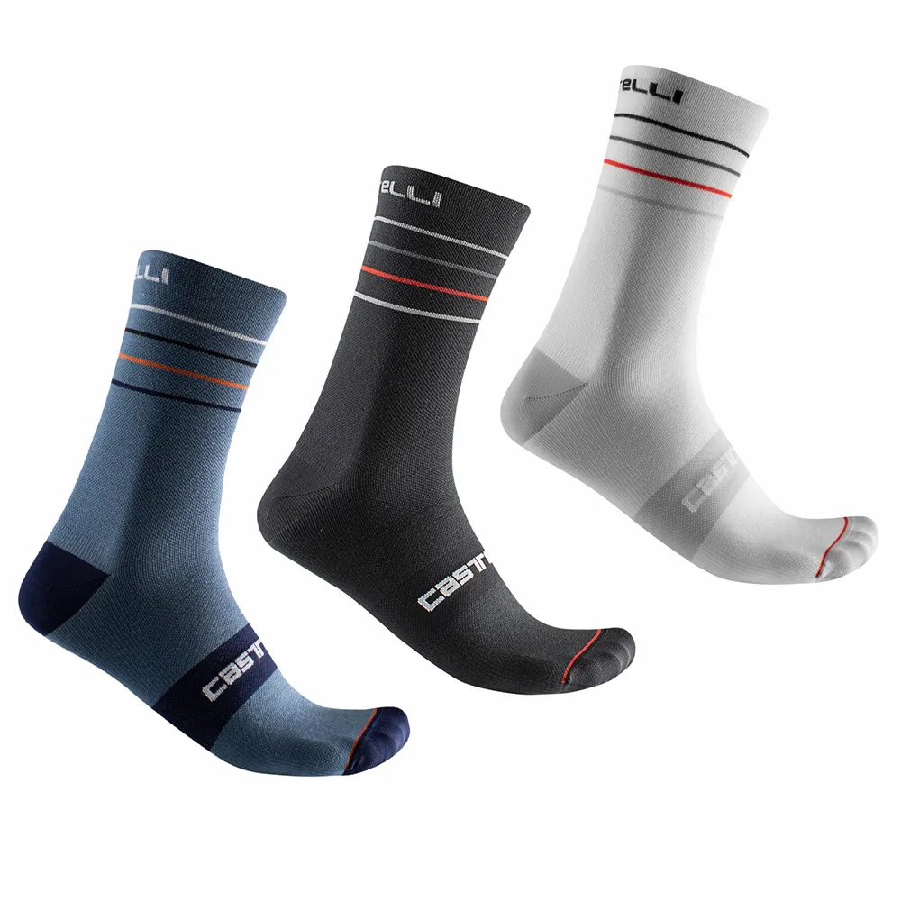 CASTELLI 4520044-001 ENTRATA 9 SOCK WHITE Calzini XXL