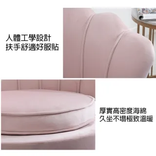 【簡約家具】花瓣沙發 單人沙發椅(小戶型沙發 網紅款 咖啡椅 小沙發靠背椅)