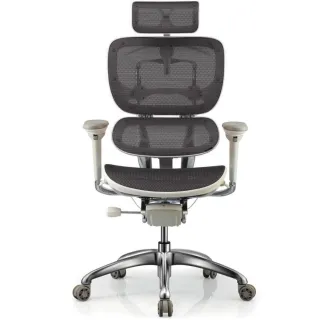 【aaronation愛倫國度】雙層式椅背人體工學椅/電腦椅(JQ-SL-A3-灰)