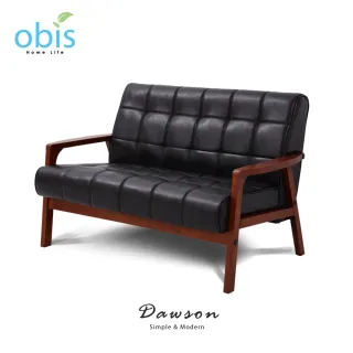 【obis】Dawson 雙人舒適皮沙發