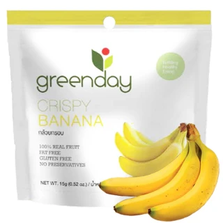 【Greenday】香蕉凍乾15g(泰國必買超人氣水果乾)