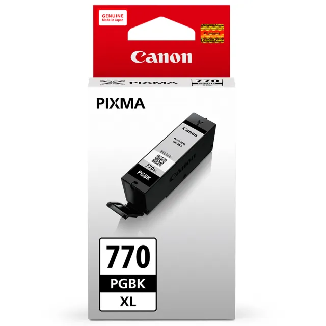 【CANON】PGI-770XL-BK 原廠黑色高容量墨水匣