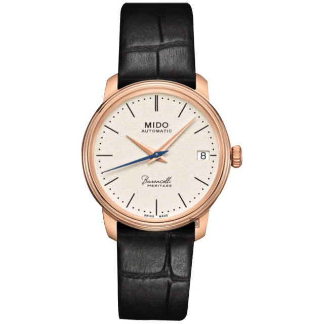 【MIDO 美度】官方授權Baroncelli III Heritage 復刻機械女錶-33mm(M0272073626000)