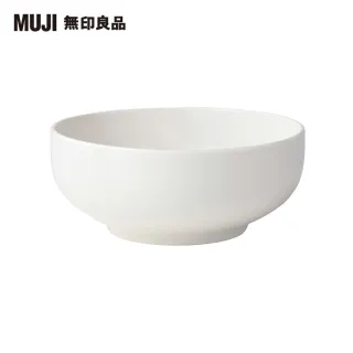 【MUJI 無印良品】米白瓷碗/大
