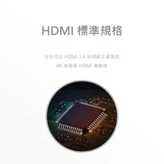 【DIKE】HDMI 1.4 公對公 高畫質4K 3.6M 極細圓線(DLH236)