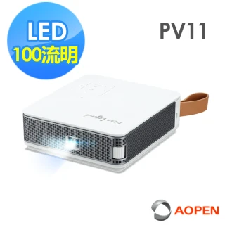 【Aopen 建碁】PV11 LED 480p微型投影機(100 ANSI 流明)