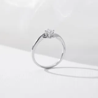 【PROMESSA】23分 18K金 如一系列 鑽石戒指 / 求婚戒
