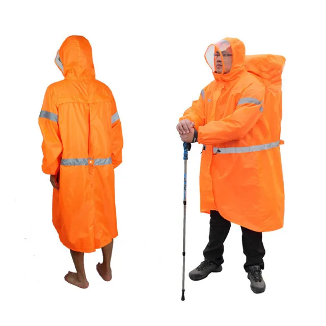 【PUSH!】戶外休閒用品雨衣登山雨衣背包雨衣連體雨衣P104