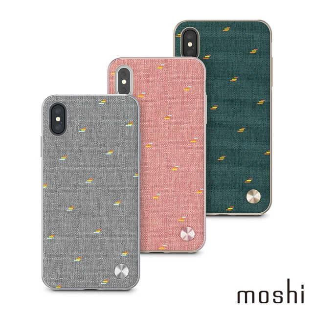 【moshi】Vesta for iPhone XS Max 風尚布質感保護背殼