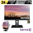 【terra 沃特曼】2463WPV 24型IPS超廣角抗藍光螢幕(3年保/可旋轉)