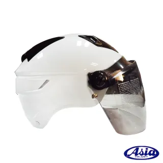 【ASIA】A-613螺絲款_半罩式安全帽(白)